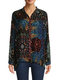 The Audrey Oversized Floral Blouse