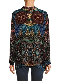 The Audrey Oversized Floral Blouse