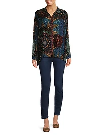 The Audrey Oversized Floral Blouse
