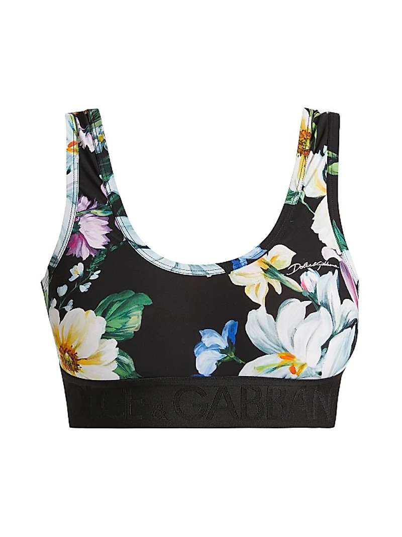 Floral Sports Bra