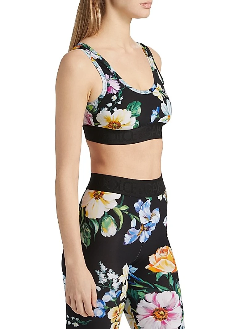 Floral Sports Bra