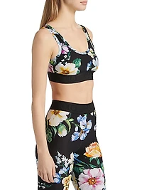 Floral Sports Bra