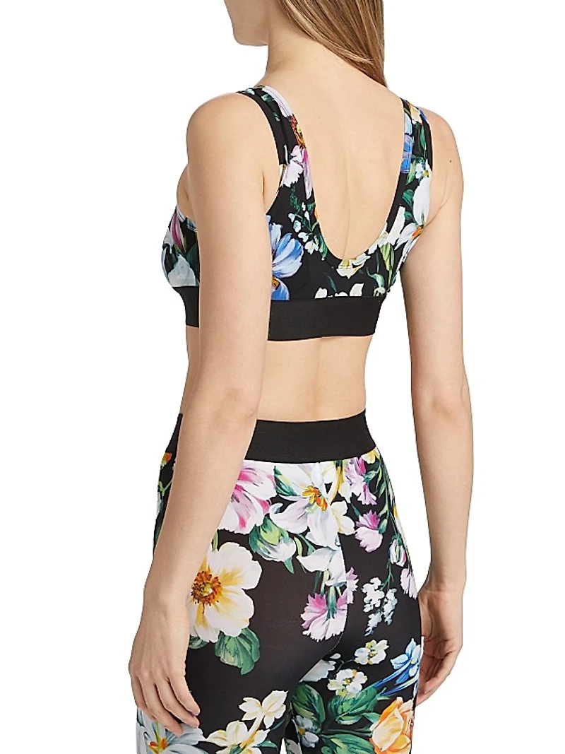 Floral Sports Bra