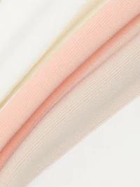 Colorblock Stripes Rib-Knit T-Shirt