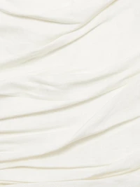 Helene Gathered Linen-Blend Top