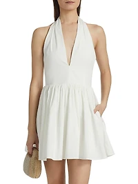 Zenobia Halterneck Minidress