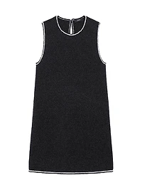 Felted Tweed Sheath Dress