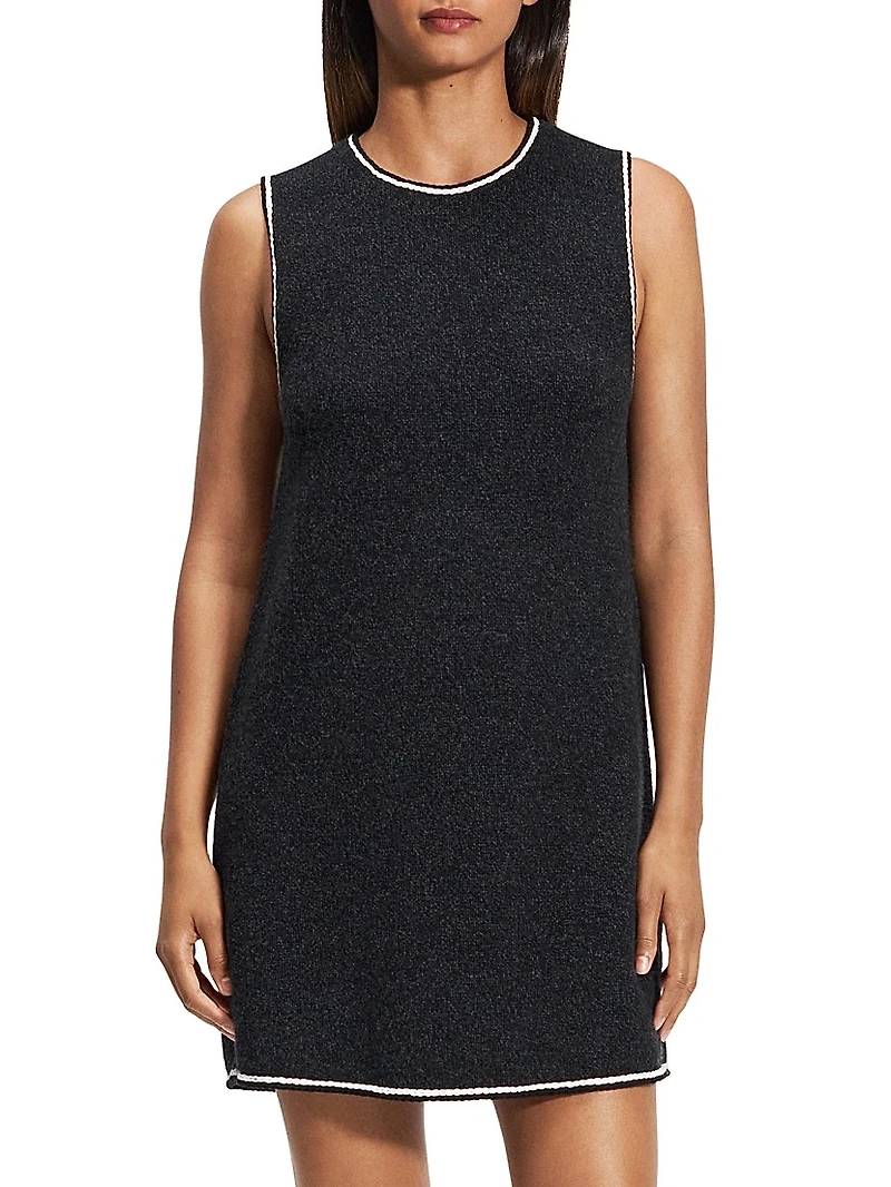 Felted Tweed Sheath Dress