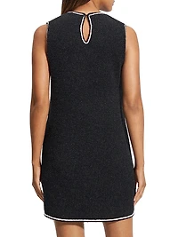 Felted Tweed Sheath Dress