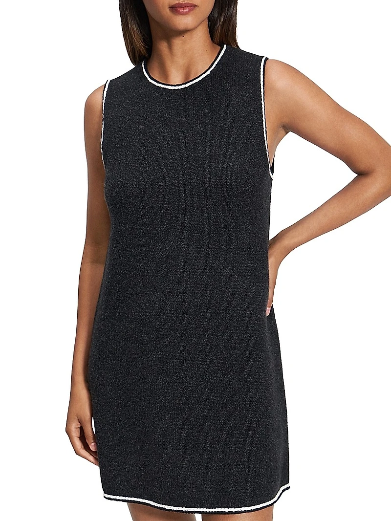 Felted Tweed Sheath Dress