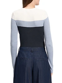 Mirzi Striped Rib-Knit Shirt