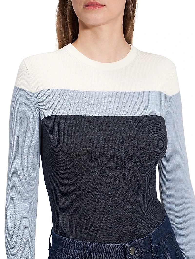 Mirzi Striped Rib-Knit Shirt