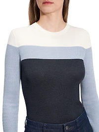 Mirzi Striped Rib-Knit Shirt