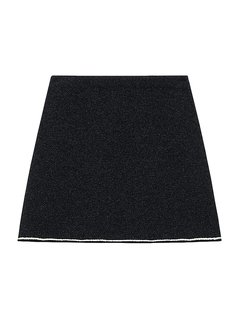 Felted Tweed Miniskirt