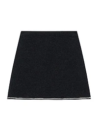 Felted Tweed Miniskirt