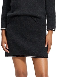Felted Tweed Miniskirt