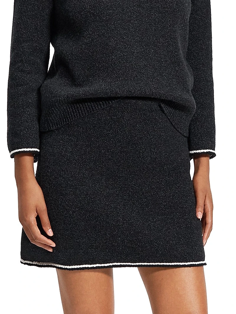Felted Tweed Miniskirt