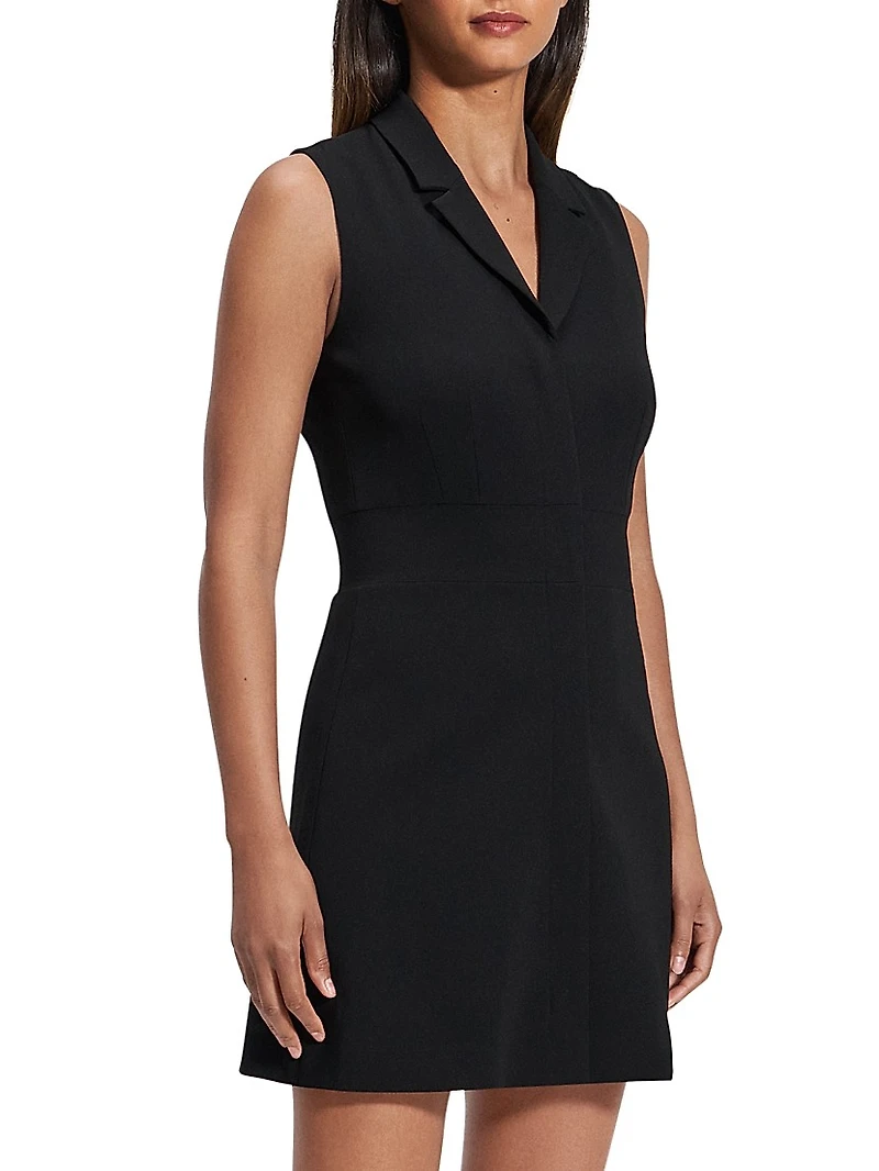 Front-Zip Minidress