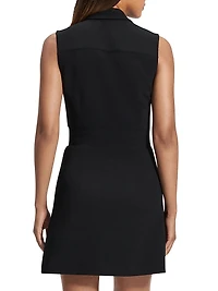 Front-Zip Minidress