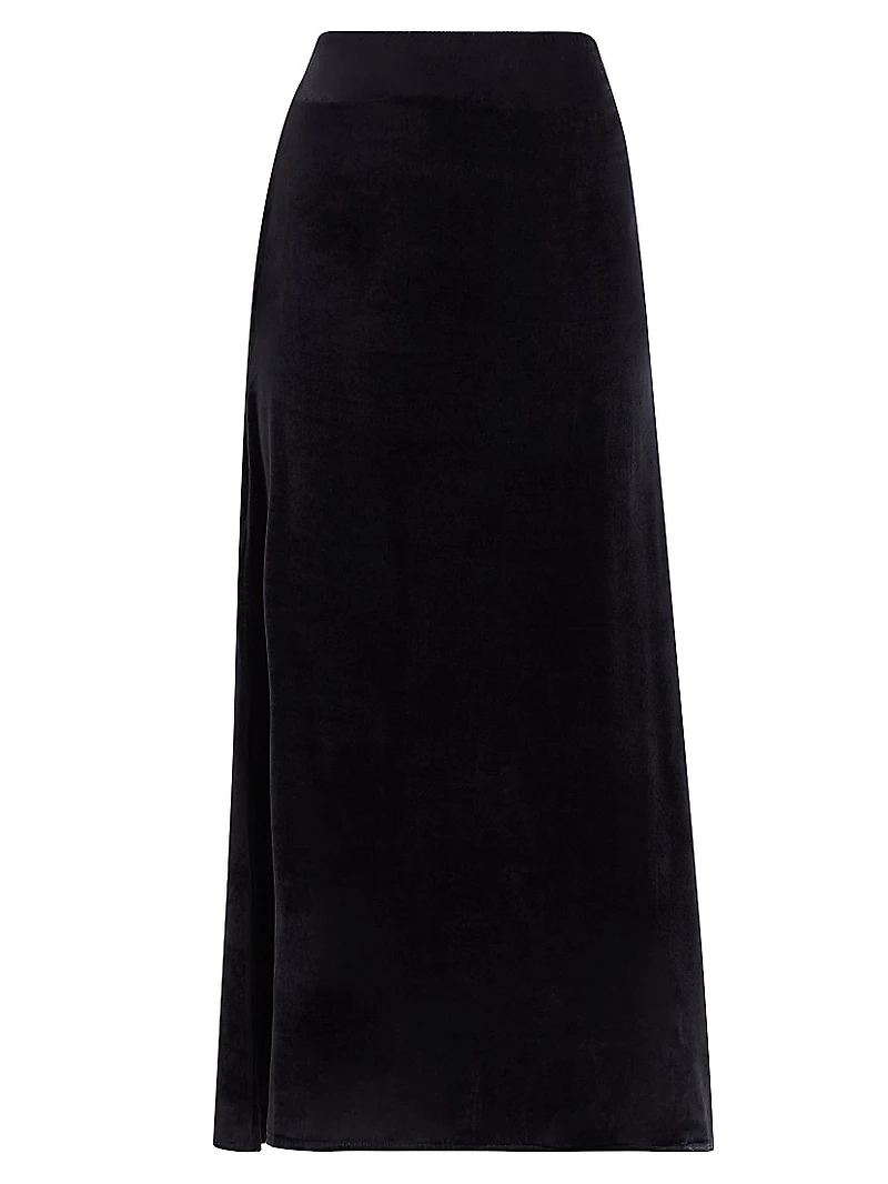 Lia Velvet Midi-Skirt
