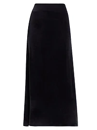 Lia Velvet Midi-Skirt