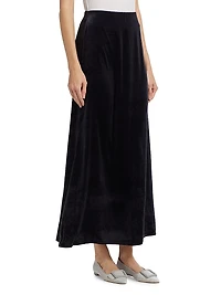 Lia Velvet Midi-Skirt