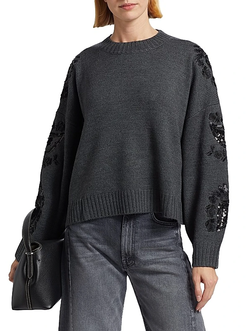 Leanna Sequined Sweater