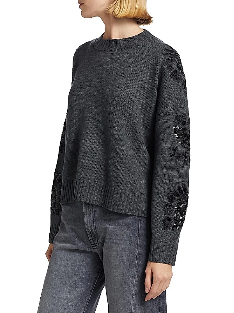 Leanna Sequined Sweater