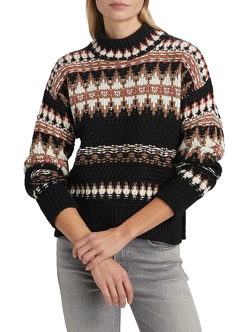 Henrietta Fair Isle Wool Sweater