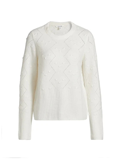Julia Pointelle-Knit Sweater