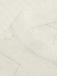 Julia Pointelle-Knit Sweater