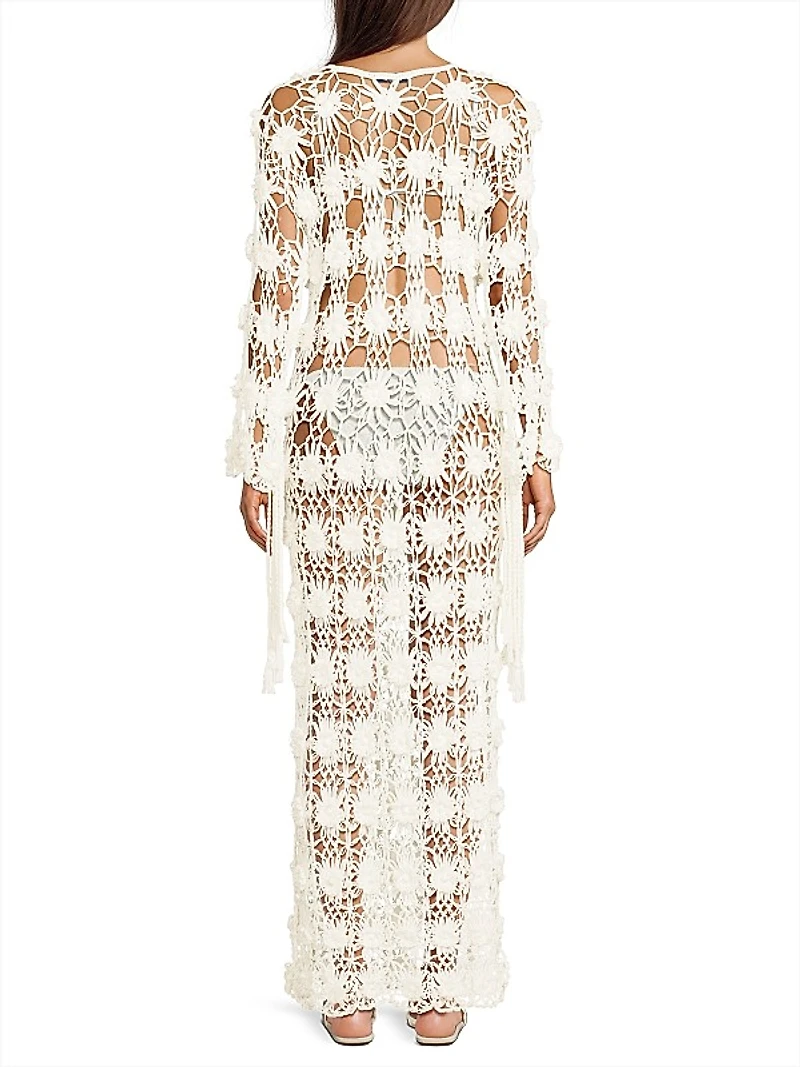 Luna Crochet Cover-Up Dress