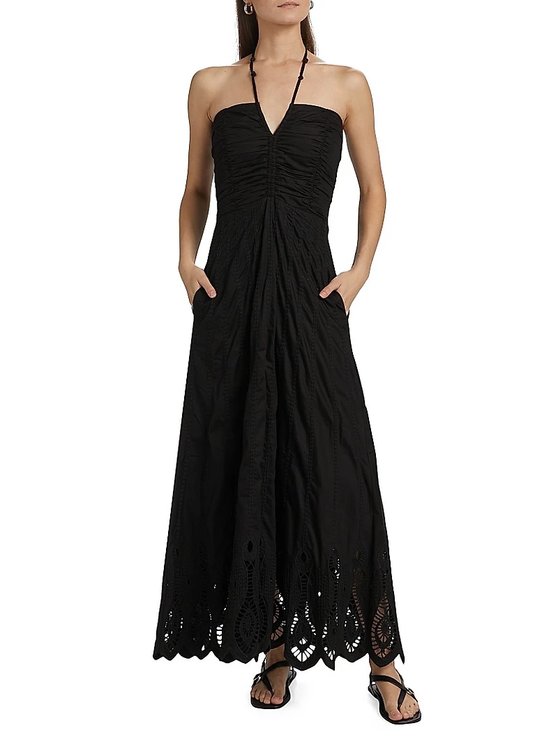 Balcarce Tori Cotton Halter Dress