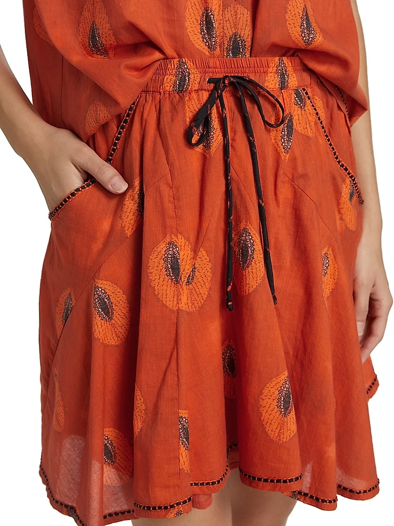 Florida Alison Printed Miniskirt