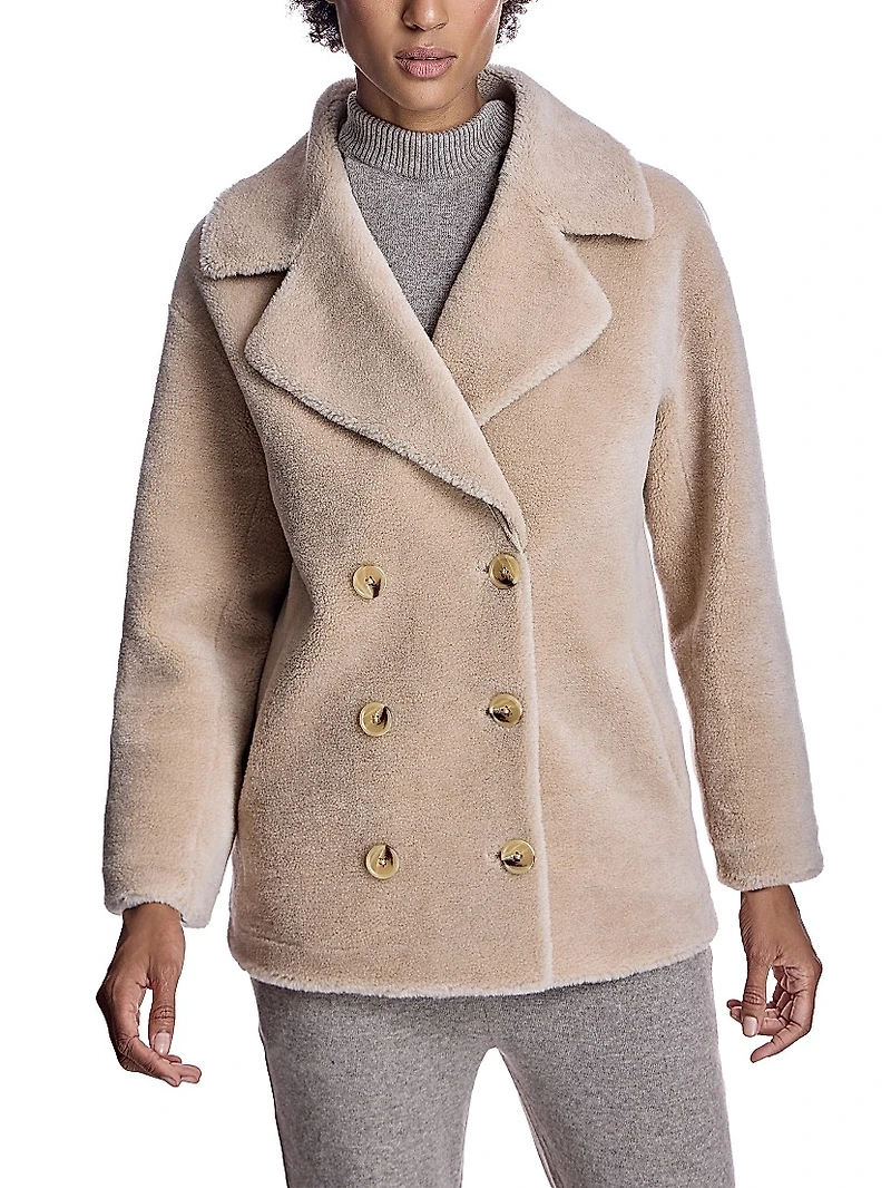 Shearling Peacoat