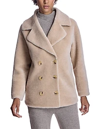 Shearling Peacoat