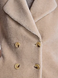 Shearling Peacoat