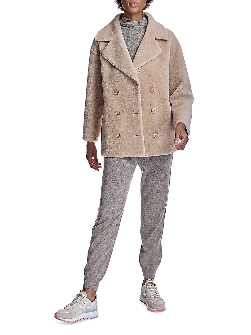 Shearling Peacoat