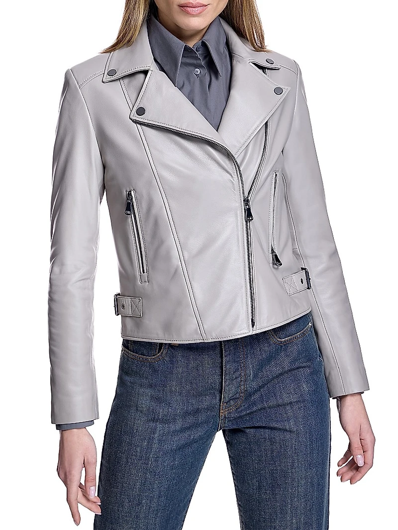 Leather Moto Jacket