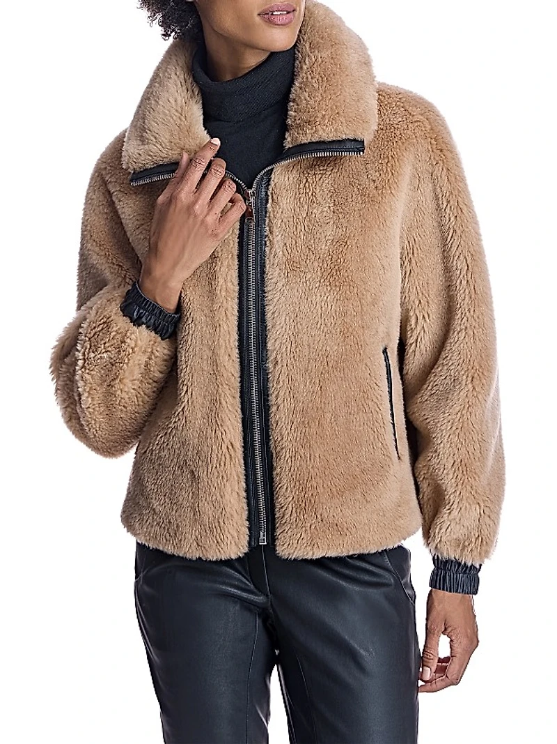 Lambswool Bomber Jacket