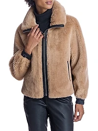 Lambswool Bomber Jacket