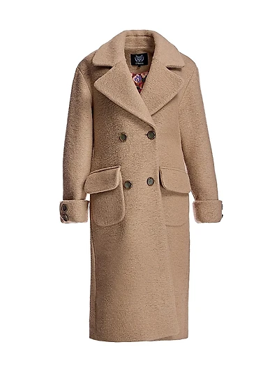 Double Breasted Merino Wool Coat