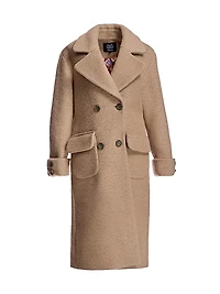 Double Breasted Merino Wool Coat