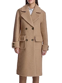 Double Breasted Merino Wool Coat
