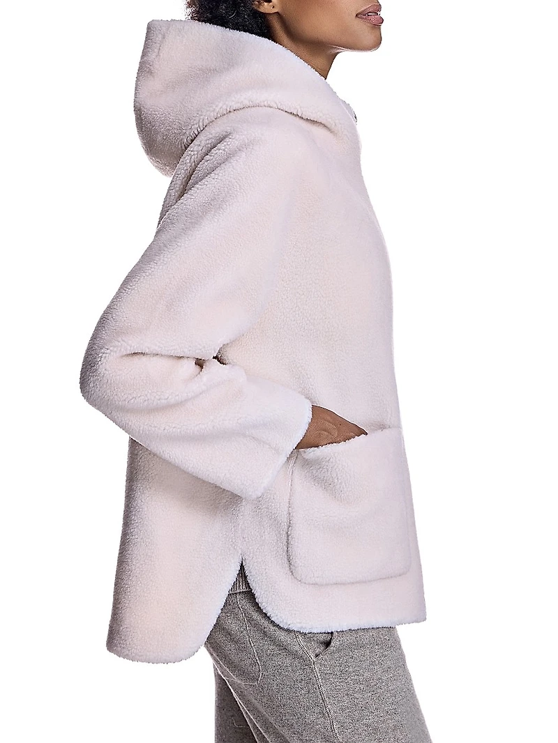 Lambswool Hooded Jacket
