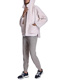 Lambswool Hooded Jacket