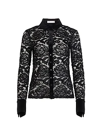 Salinger Sheer Floral Shirt