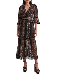 Annette Tiered Floral Maxi Dress