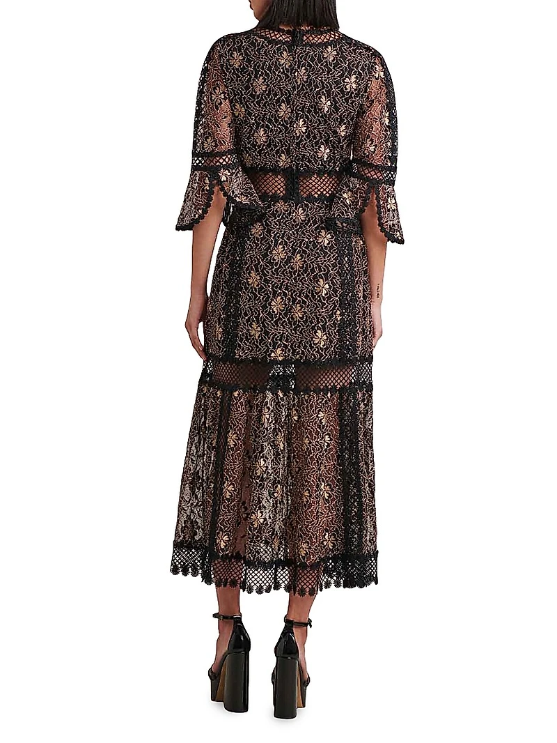 Annette Tiered Floral Maxi Dress