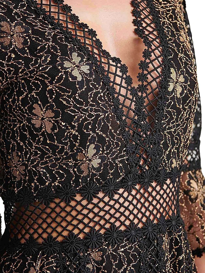 Annette Tiered Floral Maxi Dress